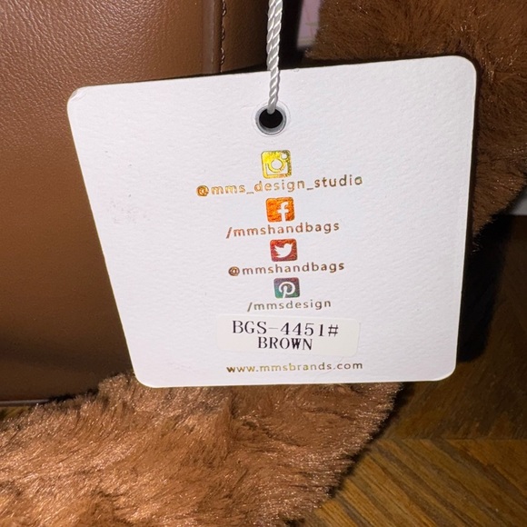 MMS Design Studio Faux Fur Handle Bag - Picture 5 of 8